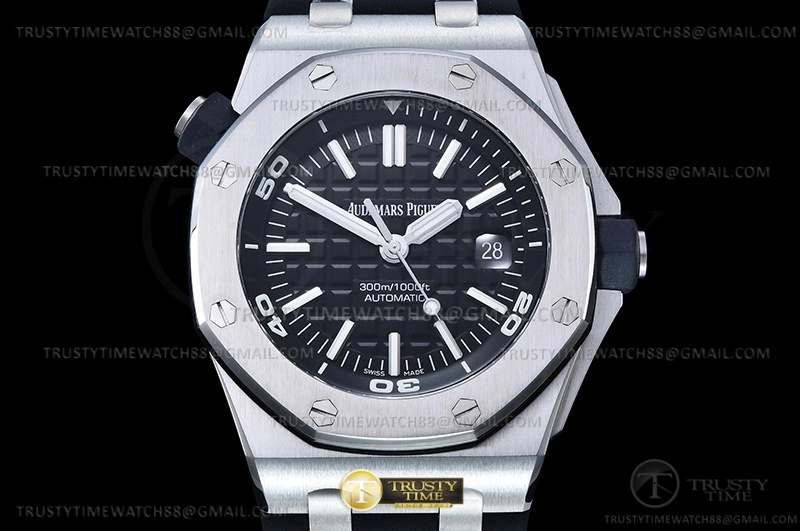 Supportive Royal Oak Offshore Diver Dis 15710 SS RU APSF V2 A 118