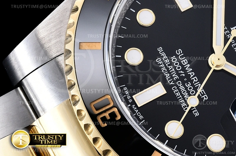 Sophisticated Submariner 116613LN 904L YG SS Black ARF V3 A 1087