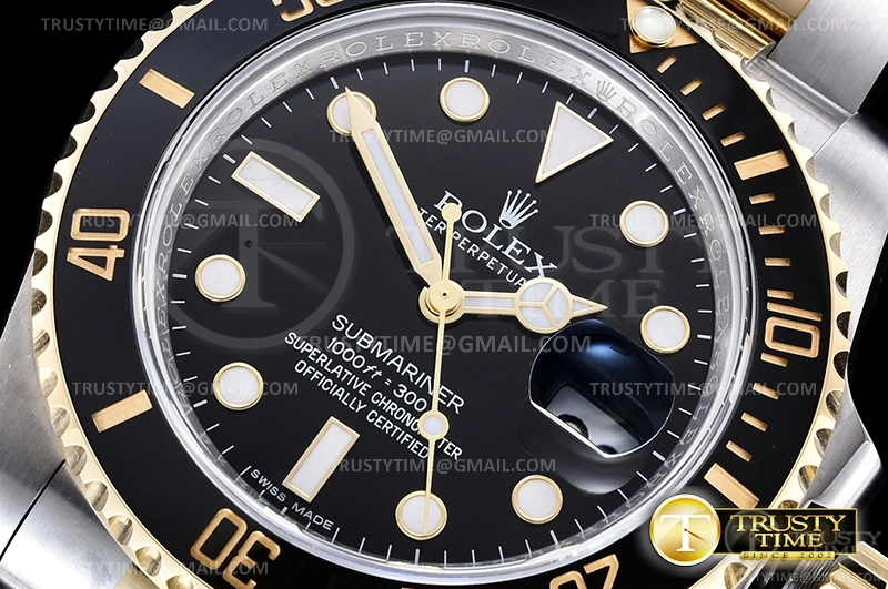 Sophisticated Submariner 116613LN 904L YG SS Black ARF V3 A 1087
