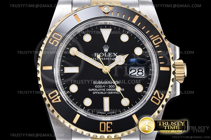Submariner 116613LN 904L YG SS Black ARF V3 SH Breathable 1086