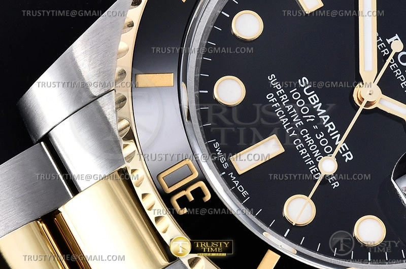 Submariner 116613LN 904L YG SS Black GMF V2 VR DailyWear 1089