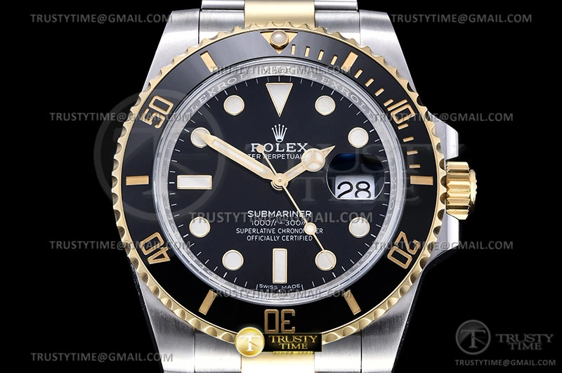 Submariner 116613LN 904L YG SS Blk CLEAN VR GoAnywhere 1088