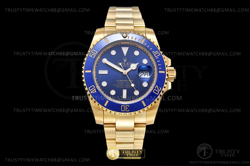 TravelReady Submariner 116618LB Wrp 904 YG YG Blue KF VR 1091
