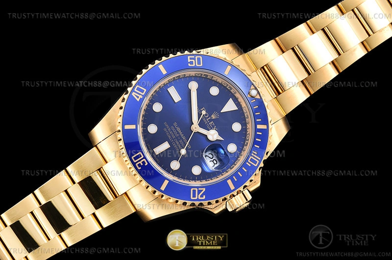 TravelReady Submariner 116618LB Wrp 904 YG YG Blue KF VR 1091