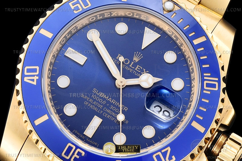 TravelReady Submariner 116618LB Wrp 904 YG YG Blue KF VR 1091
